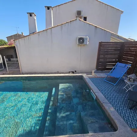 Tatil Evi Petite Camargue Piscine Bali Au Sel Climatisation 15min Plages 3 Marsillargues