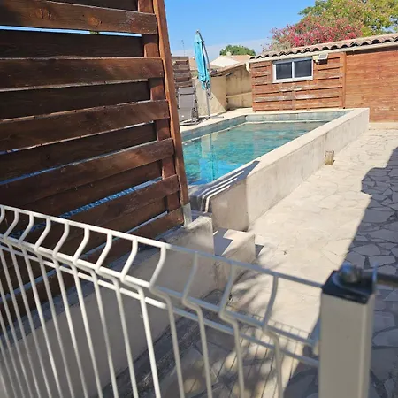 Tatil Evi Petite Camargue Piscine Bali Au Sel Climatisation 15min Plages 3 Marsillargues